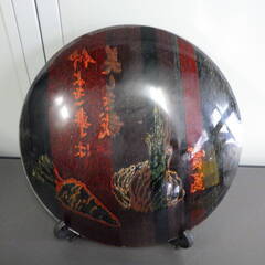 武者小路実篤 飾り皿 置物の画像