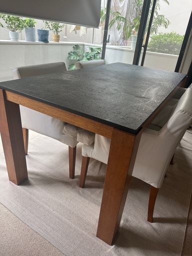 クラスティーナ　ダイニングテーブル　椅子4脚　セット