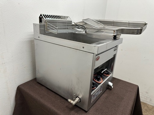 マルゼン　MARUZEN　業務用　1槽ガスフライヤー　１２L　都市ガス　厨房　飲食店　MGF-12TJ