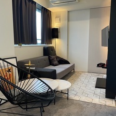 LOWYA ラグ140cm x 200cm 汚れありの画像
