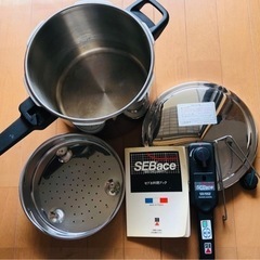 未使用‼︎圧力鍋　ステンレス調理器具 IH対応 