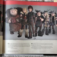【ヒックとドラゴン 設定画集】自宅まで取りに来てくれる方！の画像