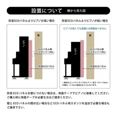 値下げ！新品　防音ECOパネル アップライトピアノ用 東京防音 の画像