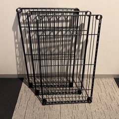 ホームエレクターベーシック　シェルフ　ブラック　幅75cm×奥行...