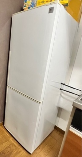 シャープ　冷蔵庫　SJ-PD27Y-W 270リットル　プラズマクラスター　稼働品　2ドア　早い者勝ち！