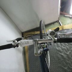 Ｄ748　★11800円★整備済み スポーツ中古自転車 【クロスバイク　ロードマーク　青　45ｃｍ】の画像