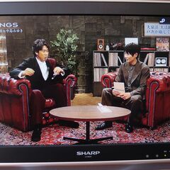 【動作確認済】台付き　液晶テレビ/薄型テレビ　20型　LC-20EX3　2007年製　シャープTVの画像