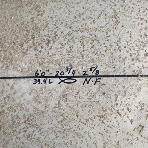 アルメリック サーフボード  6.0ft 34.4L