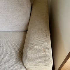 （受け渡し先決定）2〜3人掛けソファ　あげますの画像