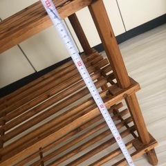 【決定】【非対面受渡】木製の棚 とても軽いですの画像