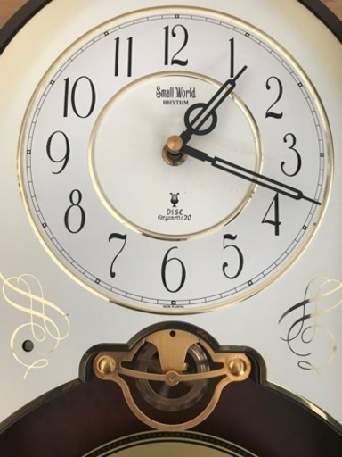 決まりました】☆掛け時計 スモールワールド オルガニート 4MH730