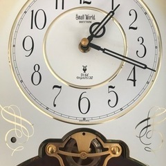 【決まりました】☆掛け時計　スモールワールド　オルガニート　4MH730の画像