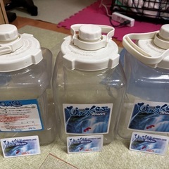 万代　お水ボトル　カード付き3本セットの画像