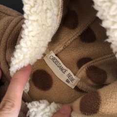 BEBE コート80センチ　の画像