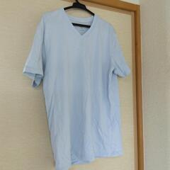 ユニクロ　メンズ　Tシャツ　サイズS　水色