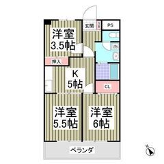 😍フリーレント賃貸⭐️足利駅⭐️敷金&礼金0ヶ月！ フリーレント...