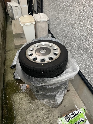 155/65R14 ホイール付きスタッドレスタイヤ