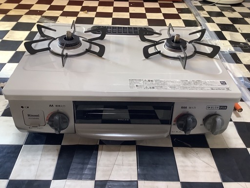 【リサイクルサービス八光】2020年製　リンナイ　LPガスコンロ　右強火　KG34NBER
