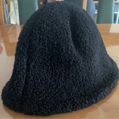 ボア バケットハット ブラック 1点の画像