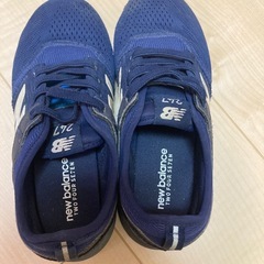 ニューバランス247 21cmネイビーの画像