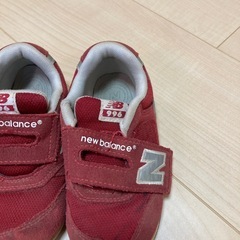 ニューバランス996 16.5cm赤の画像