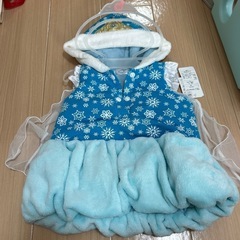 最終値下げ！新品タグ付き⭐️アナ雪ワンピースの画像