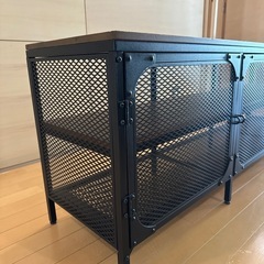 [あげます] FJÄLLBO フィエルボ テレビ台, ブラック, 150x36x54 cmの画像