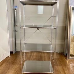 ステンレス製ラック【町田市再生家具】　241440 MUJI