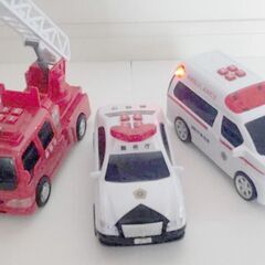 ミニサウンド 緊急車両セット 3台セットの画像