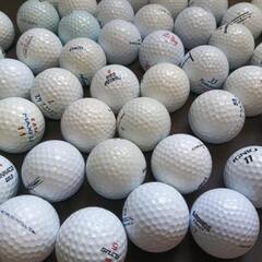 ゴルフ中古ボール　50個まとめて　ホワイト　ゴルフボールの画像