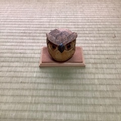フクロウの置き物