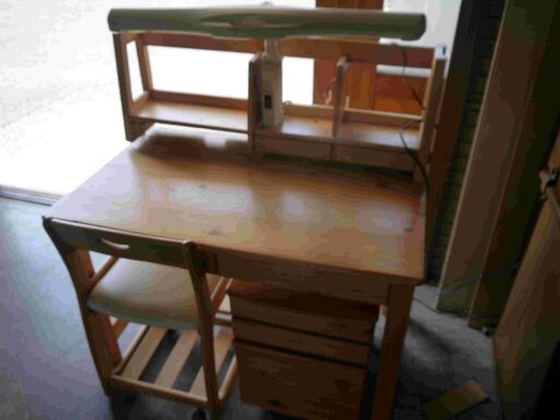 こども用学習デスクセット②黄