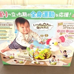 【あげます】寝返り〜タッチ期の全身運動をサポートおもちゃ　おしゃべりコアラちゃんの画像