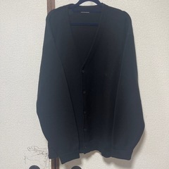 GU ウォッシャブルカラーカーディガン ブラック