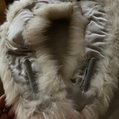 リアル毛皮の襟巻き　成人式、結婚式、パーティの画像