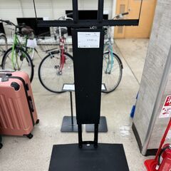 ★ジモティ割あり★  テレビスタンド 黒 H152×D52×W7...