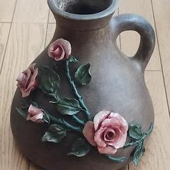 ブラジル製　フラワーベース　花瓶　花器