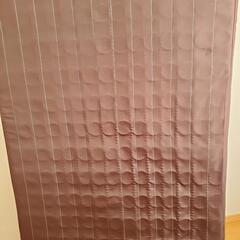 シングルベッド 一体型 ブラウンの画像