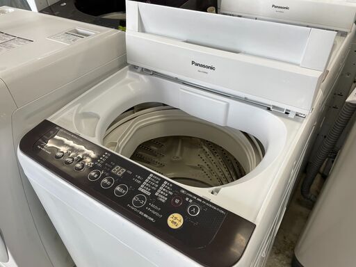 洗濯機の分解クリーニング行っています！配送設置込み　パナソニック7.0K洗濯機　2017年製　分解クリーニング済み！！