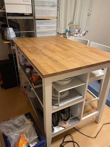IKEA ダイニングテーブルセットSTENSTORP INGOLF アイランドキッチン 
