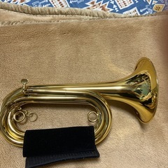 自衛隊　信号らっぱ　ハードケース付きの画像
