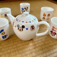 ディズニー　ティーセット　5つのキャラクターの画像