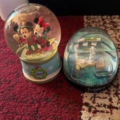 Disney Dome snow & Singapore 2個セット
