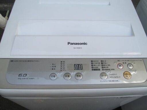 PANASONIC　洗濯機　NA^F60B10　6.0㎏　2017年製