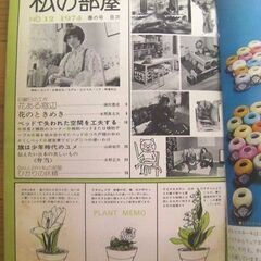 サブカルチャー★1970年代にタイムスリップ！私の部屋No.12（春の号）婦人生活社/1974年カウンターカルチャー誌◎現品のみ売り切れ御免★の画像