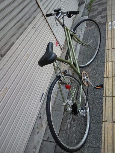 ビンテージ★[BRIDGESTONE]GRANDTECH(グランテック)GR-27 700c 折り畳み自転車 7speed/グリーン