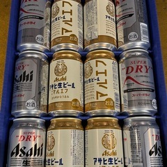 アサヒスーパードライとマルエフのセットとウェルチ