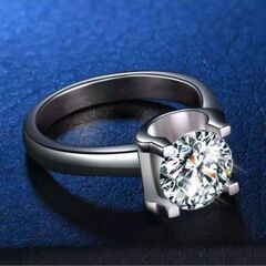 ≒j→→→m23-1番　ブリリアントカットダイヤモンドＣＺスクエアデザインリングRDXの画像