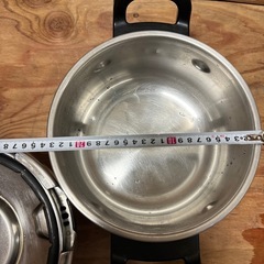 ティファール　T-FAL 圧力鍋　ガラス蓋付き　直径23.5センチの画像