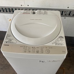 NO 445 🌈福岡市内配送設置無料✨🌈　東芝 全自動洗濯機 グランホワイト 4kg AW-4S3(W) AW-4S3(W)